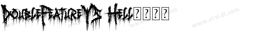 DoubleFeatureYS Hell字体转换